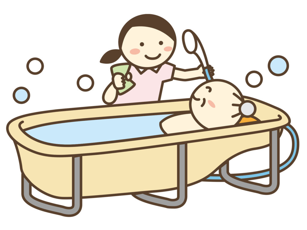 訪問入浴の流れ
